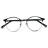 2.5 NVG Computer Glasses Black Gold Round Eyeglasses